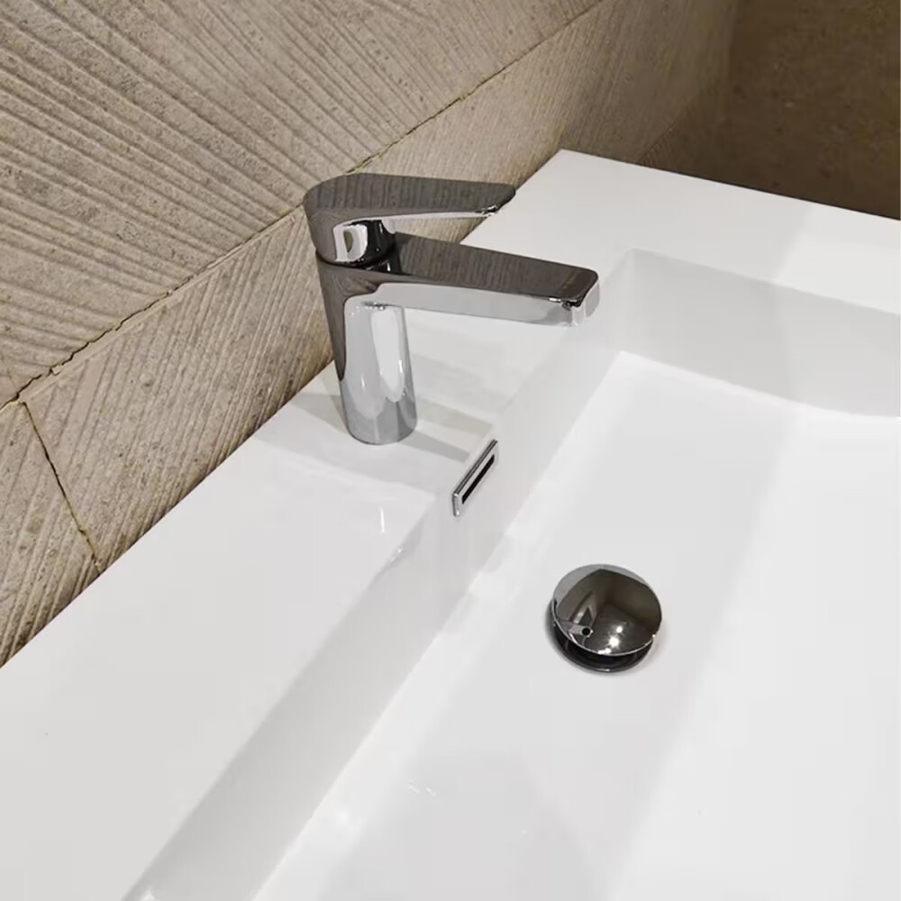 Grifería de lavatorio Monocomando bajo de mesada ZOE cromado Grifería De Lavatorio Monocomando Bajo De Mesada Zoe Cromado