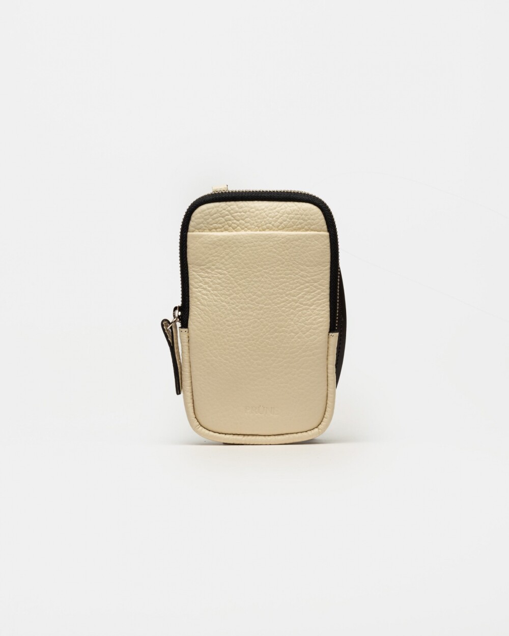 Porta celular Pia en cuero graneado Cotton
