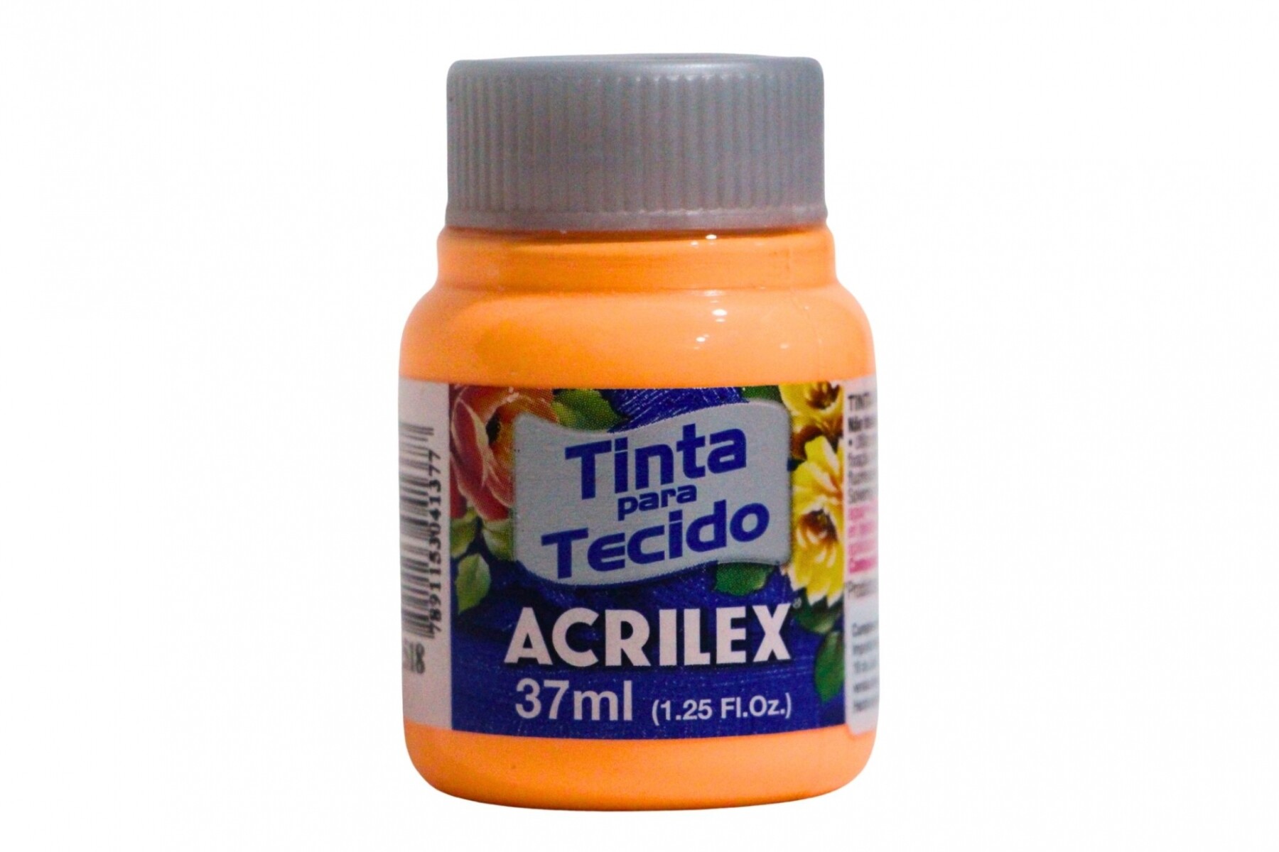 PINTURA PARA TELA 37 ML ACRILEX COLOR SALMON 518 