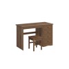 Escritorio Madera Nogal Rustico 4 Cajones Y Banco Escritorio Madera Nogal Rustico 4 Cajones Y Banco