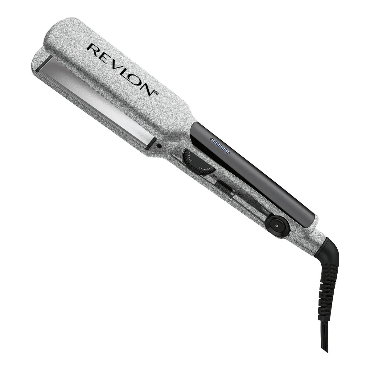 Planchita de Pelo Revlon con Revistimiento de Titanio - PLATEADO 