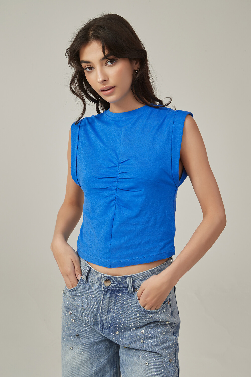 Remera Melina Anil