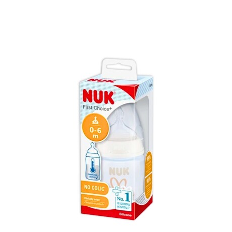 Nuk Mamadera First Choice 150ml Sil Control Temp - Bebés Y Niños Nuk Mamadera First Choice 150ml Sil Control Temp - Bebés Y Niños