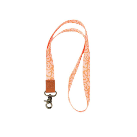 Llavero Thread Neck Lanyard Coral