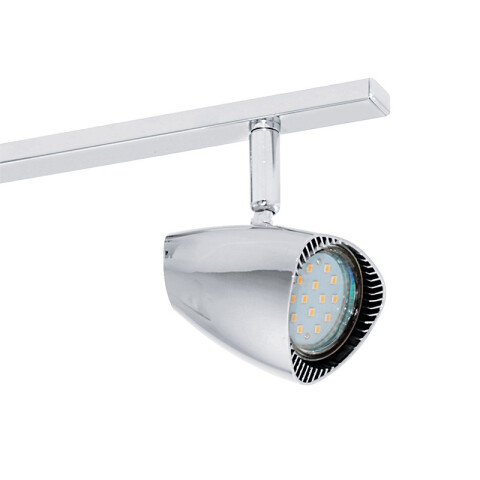 Spot varal cromo 3XGU10 inclui. 2,8W 3000K CORBERA EG2234