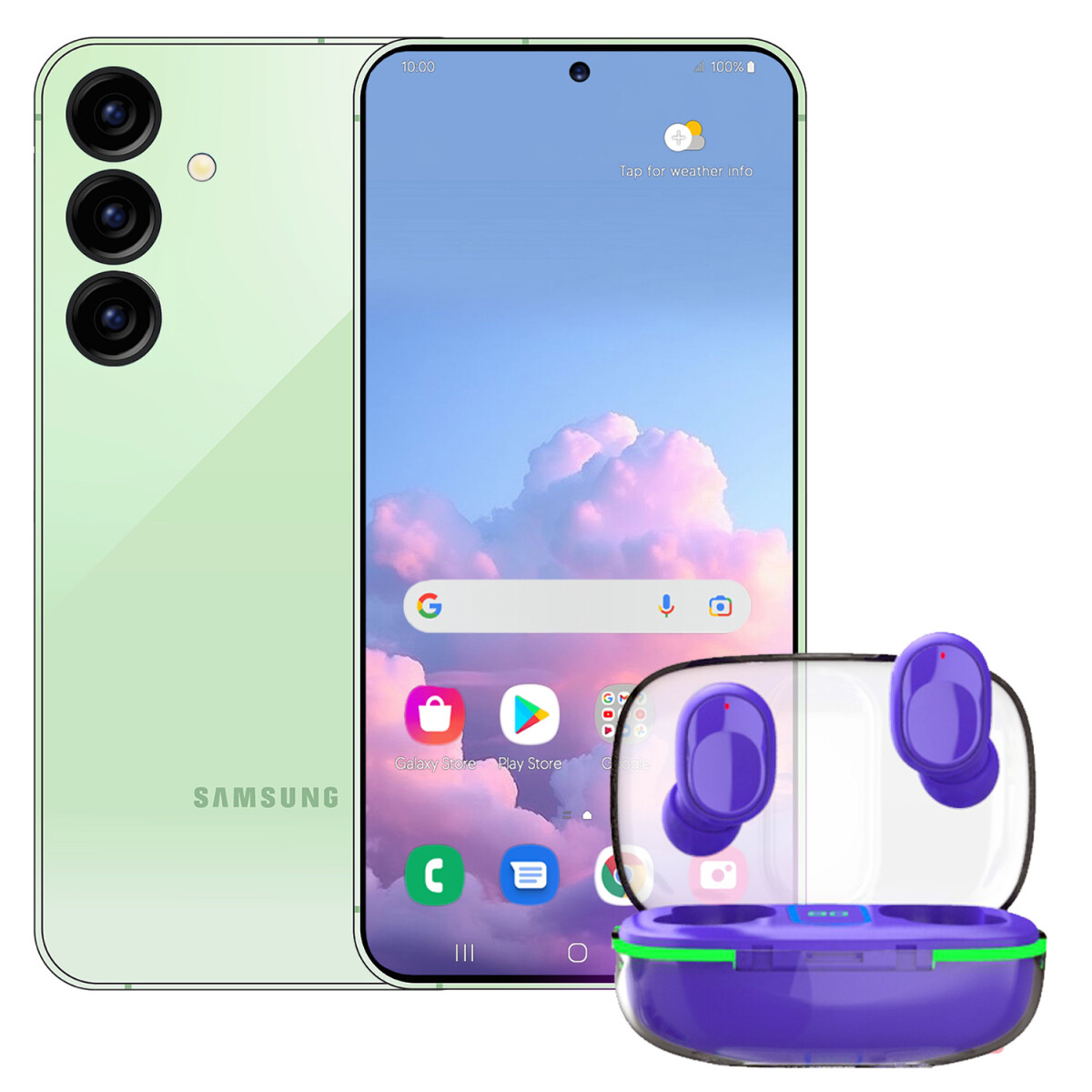 Samsung S25 Plus 12/256 Gb 5g + regalo - VERDE 