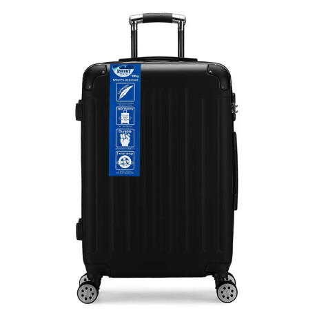 Valija Rígida 24'' Resistente Impermeable 4 Ruedas Negro1