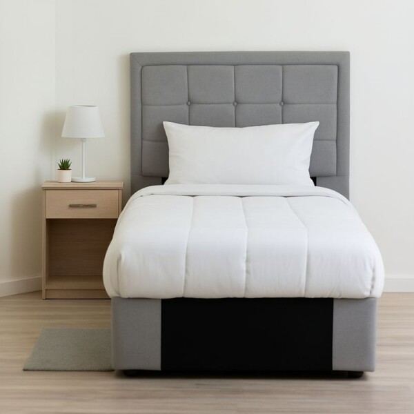 RESPALDO VENEZA 1 PLAZA PARA SOMMIER 98 CM - LISO CINZA RESPALDO VENEZA 1 PLAZA PARA SOMMIER 98 CM - LISO CINZA