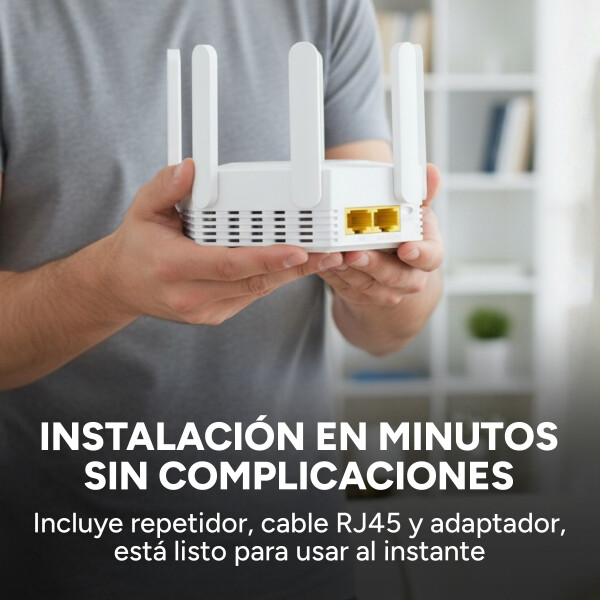 Router Repetidor Amplificador Inalámbrico WiFi Pix-Link WR55 Color Blanco