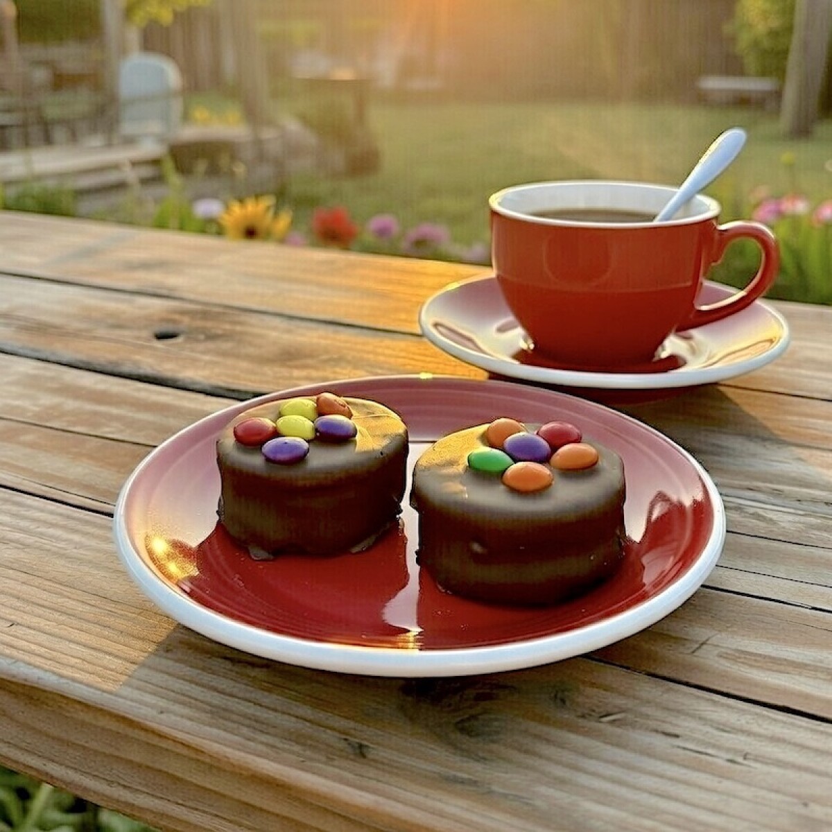 Alfajor de Chocolate con Confites 