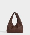 Cartera Shopper Combinada Marron Chocolate