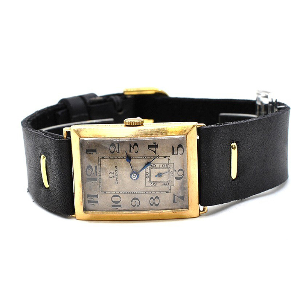 Reloj Omega Rectangular Art Deco 1930'S En Oro 18K Calibre 20,75.I2 Reloj Omega Rectangular Art Deco 1930'S En Oro 18K Calibre 20,75.I2