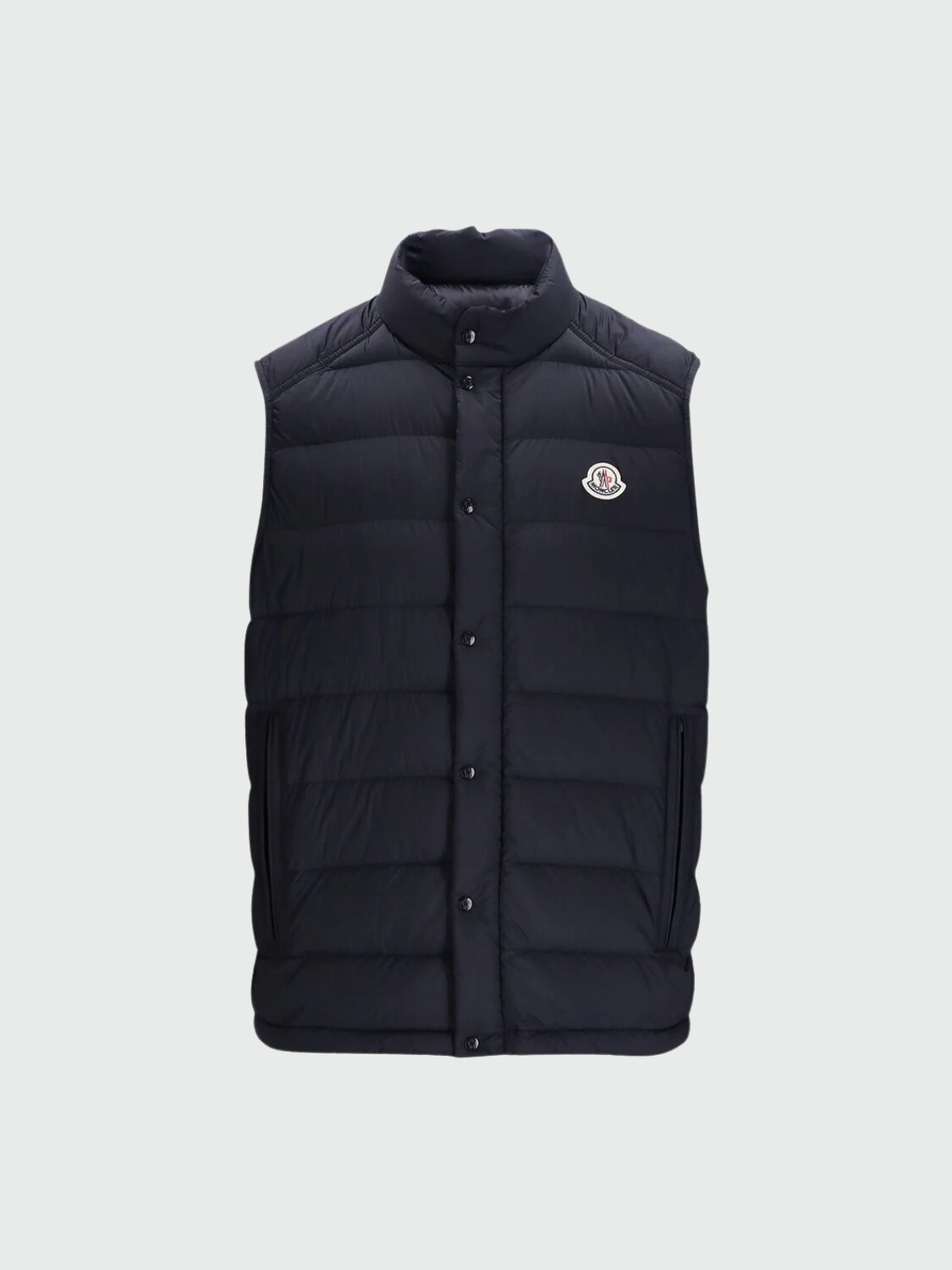 MONCLER - Chaleco de Plumas Barthe Negro