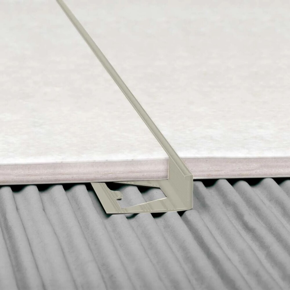 Varilla en L aluminio Perla 2,5 mm x 12 mm x 2,50 m Varilla En L Aluminio Perla 2,5 Mm X 12 Mm X 2,50 M