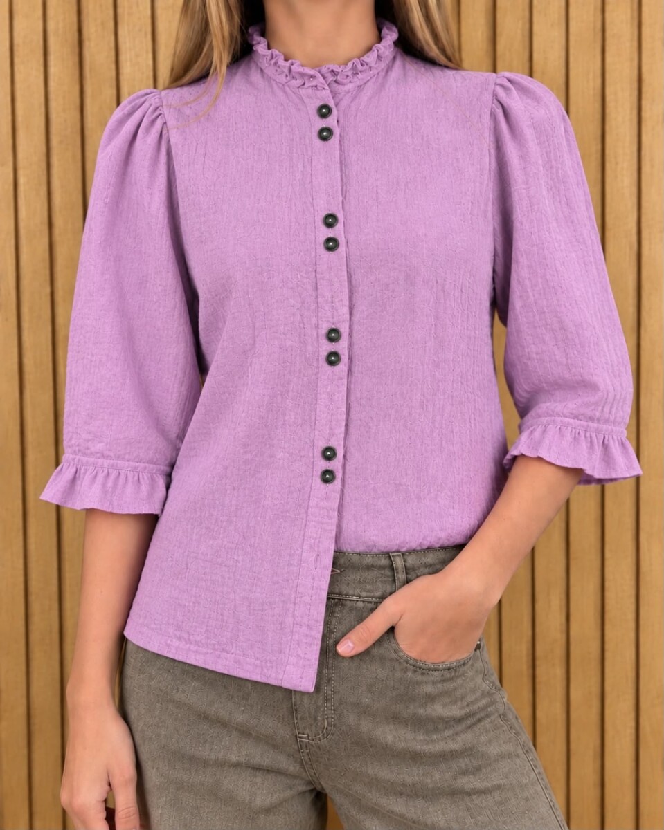 Camisa Carlita Volados - Lila 