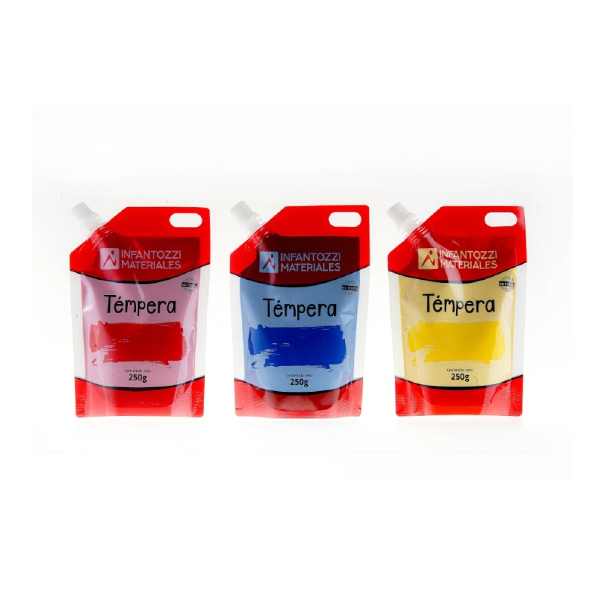 Témpera escolar - 250 g - Sachet 