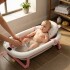 Bañito Plegable Cambiador Baño Con Sensor Temperatura Bañera Bebes Ducha Banito Imback Color Rosa Bañito Plegable Cambiador Baño Con Sensor Temperatura Bañera Bebes Ducha Banito Imback Color Rosa
