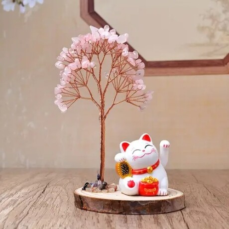 Mini Gato De La Suerte Maneki-neko Diseño 1