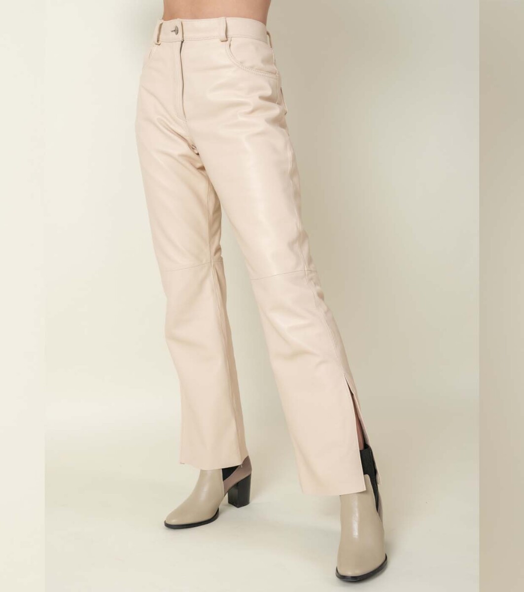 Leather Pant - Natural 