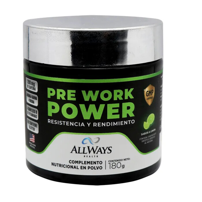 ALLWAYS PRE WORK POWER 300GR LIMON única