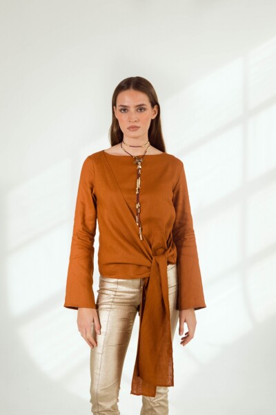 BLUSA LIBELULA Terracota