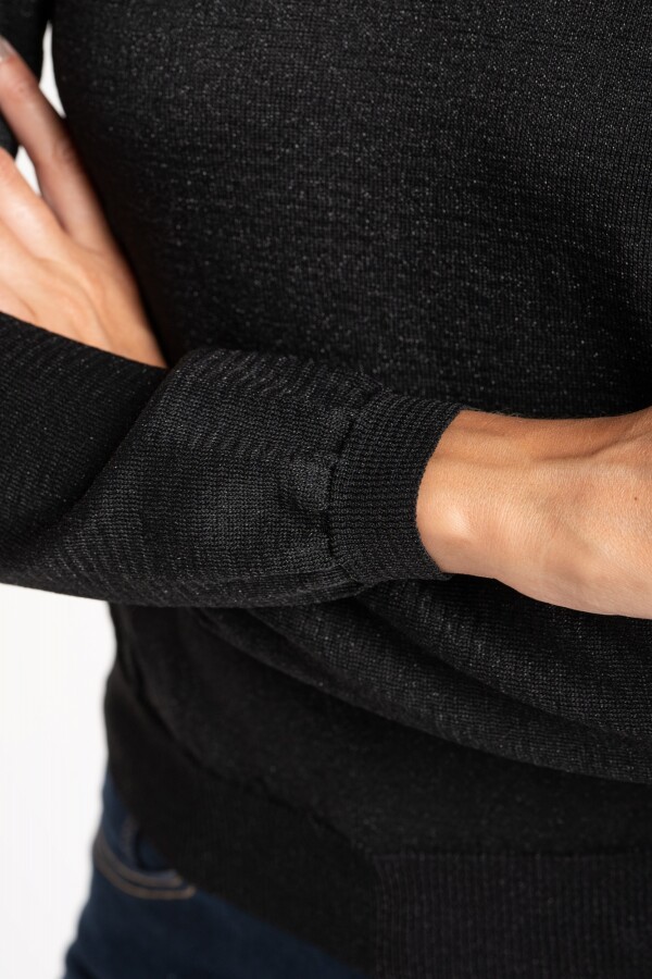 Sweater Lurex Negro