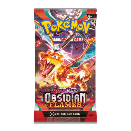 Pokemon TCG: Booster Scarlet & Violet - Obsidian Flames [Inglés] Pokemon TCG: Booster Scarlet & Violet - Obsidian Flames [Inglés]
