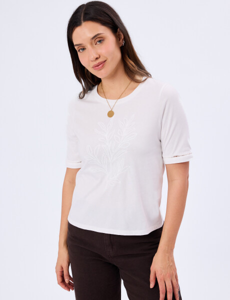 T-shirt con bordado Mavi T-shirt con bordado Mavi