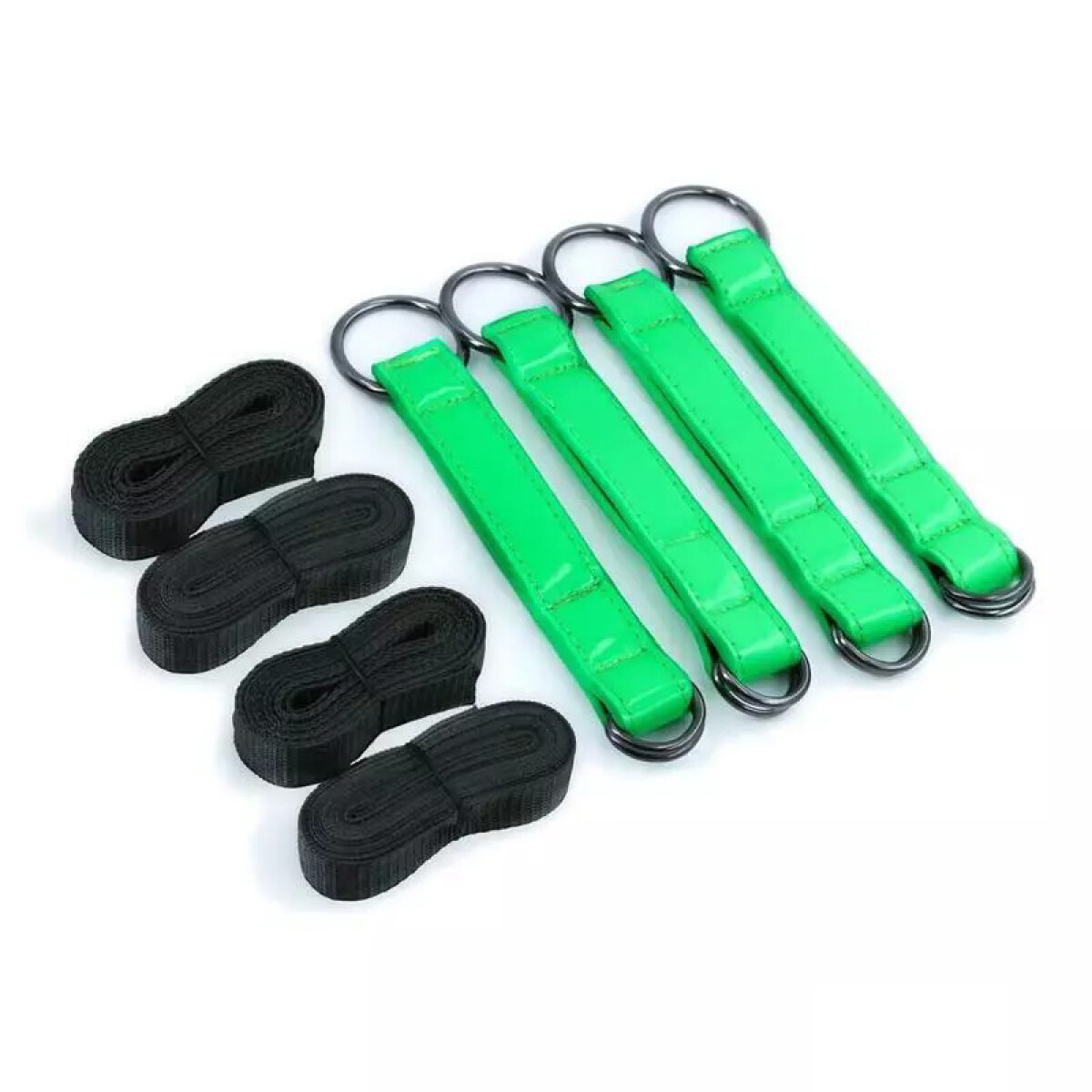 Correas BDSM Electra Play Things Tie Down Straps - Verde Neon 