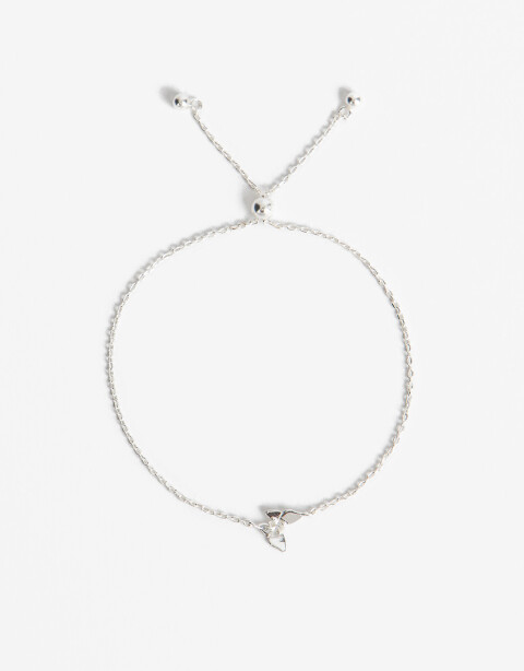 Pulseras Flexibles Strass Pulsera Plata 925 - Plateado