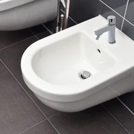 BIDET FRONTAL MONOCOMANDO USO BAÑO GRIFERIA CROMO