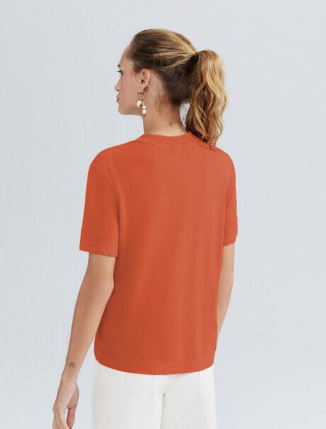 CAMISETA MANGA CORTA NARANJA