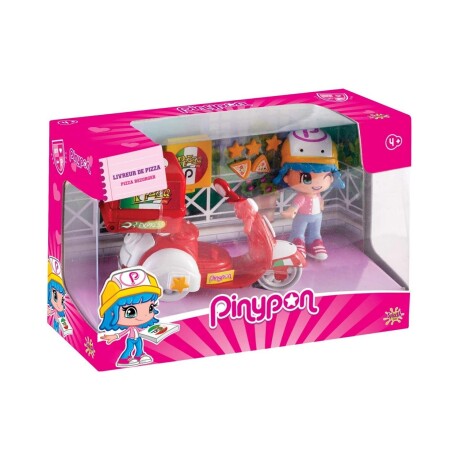 Pinypon delivery moto pizzería con accesorios Pinypon delivery moto pizzería con accesorios