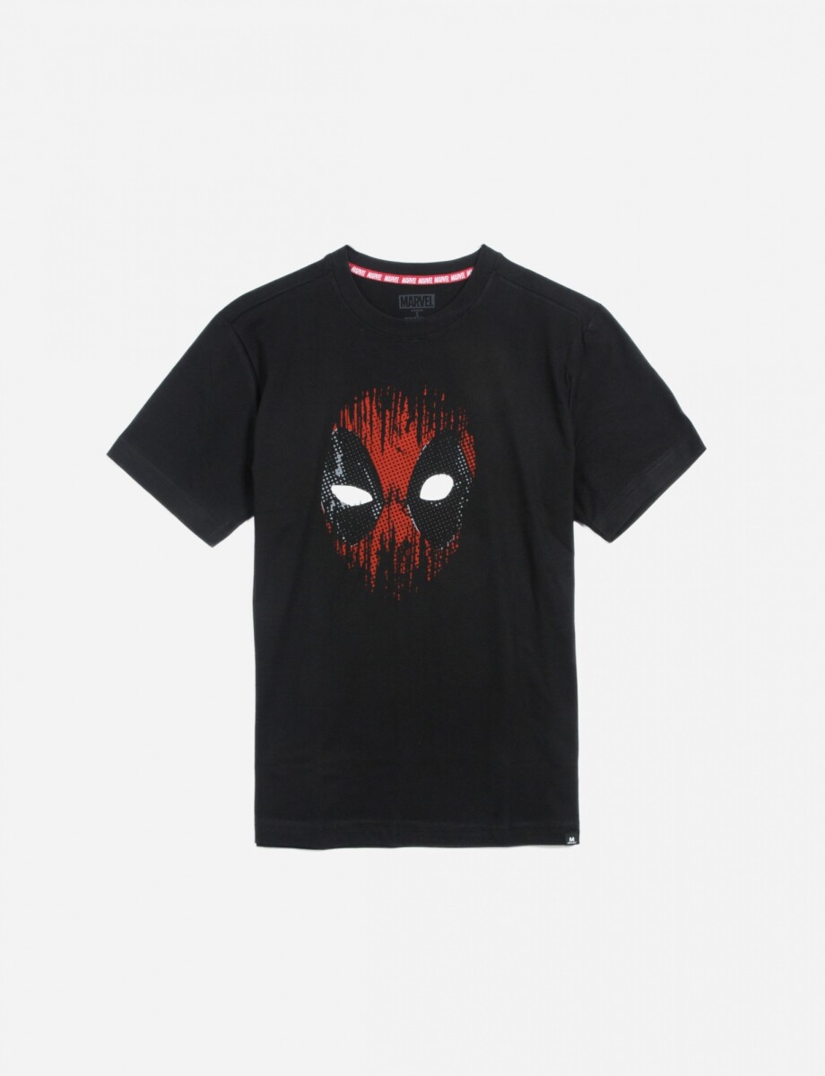 Remera Deadpool hombre - Negro 