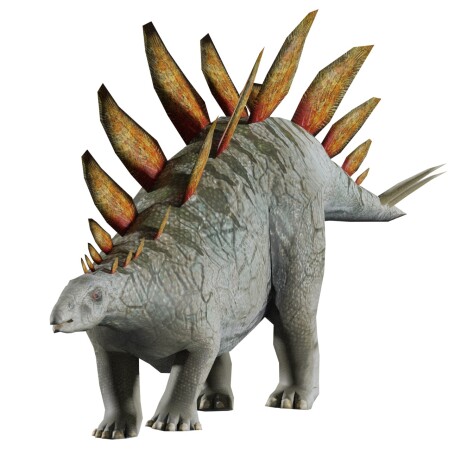 Bloque de dinosaurio stegosaurus