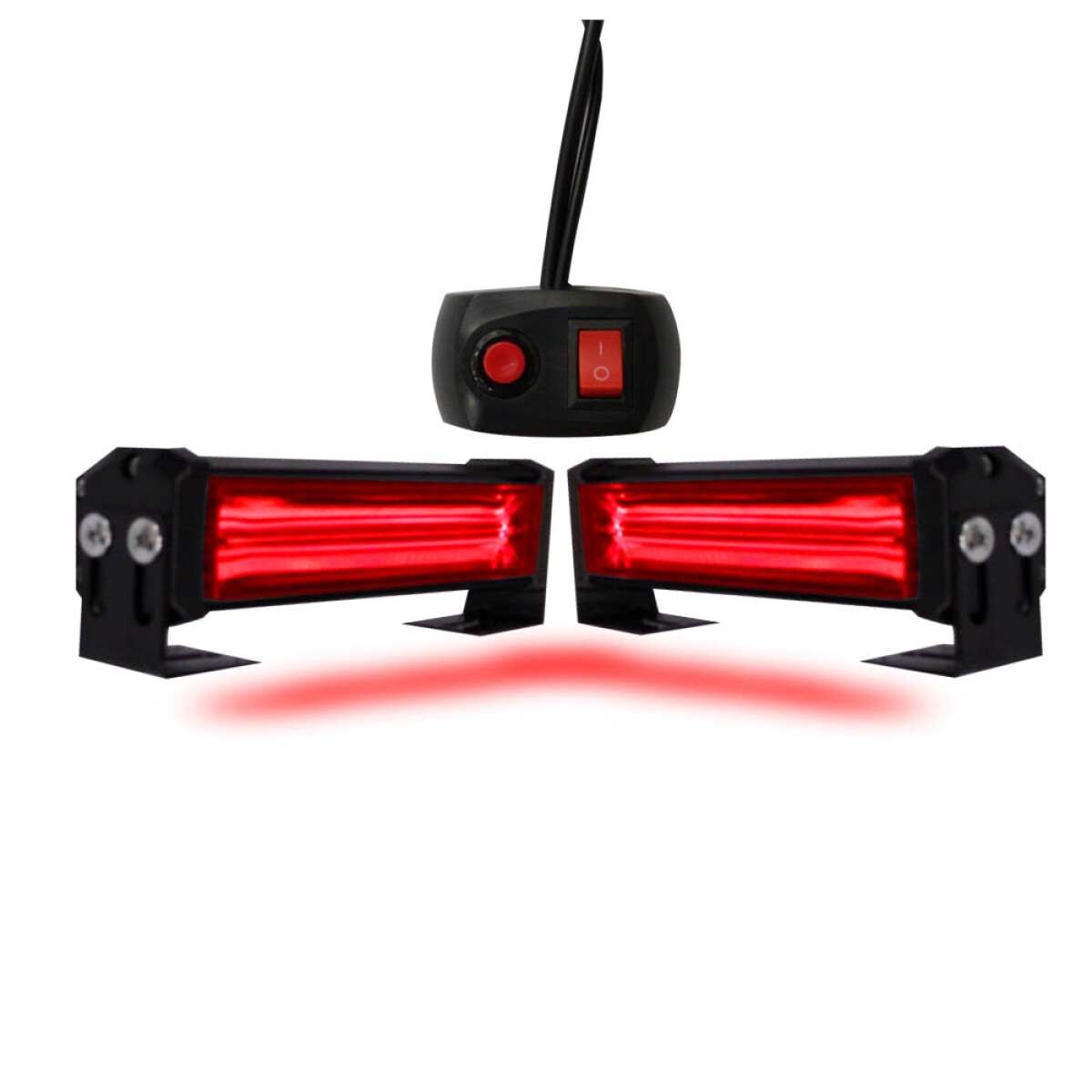 SEÑALIZACION - LED DESTELLANTE AMBULANCIA ROJO JGO.X2 160X30 - 