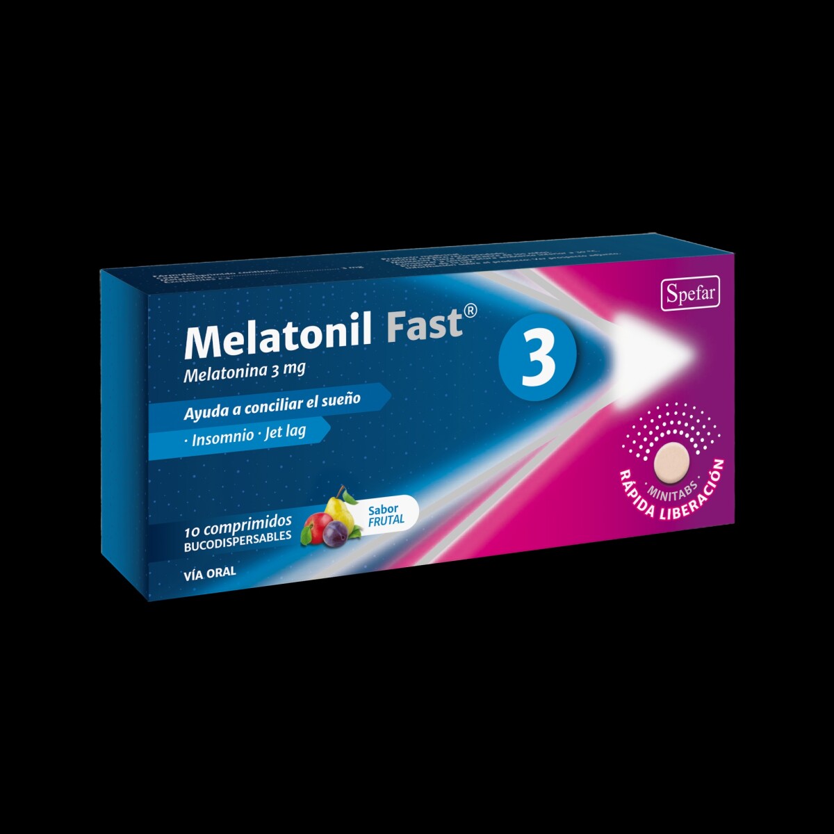 Melatonil Fast 3 mg x 10 comprimidos – Spefar 