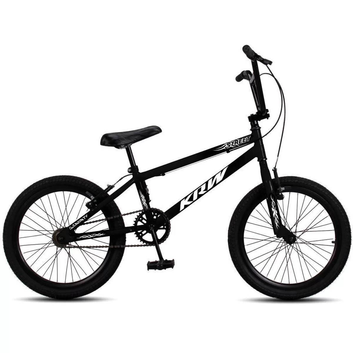 Bicicleta Krw Freestyle R20 Cross Bmx Acrobacias Niño - Negro 