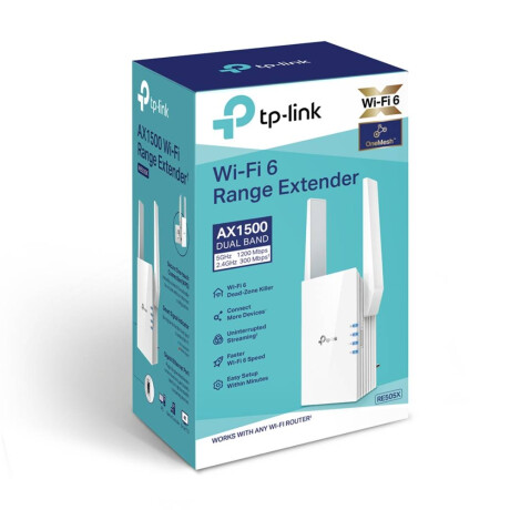 Repetidor Wi-Fi Tp-Link Re505X Mesh Ax1500