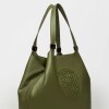 Bolso Eterial en cuero graneado Verde