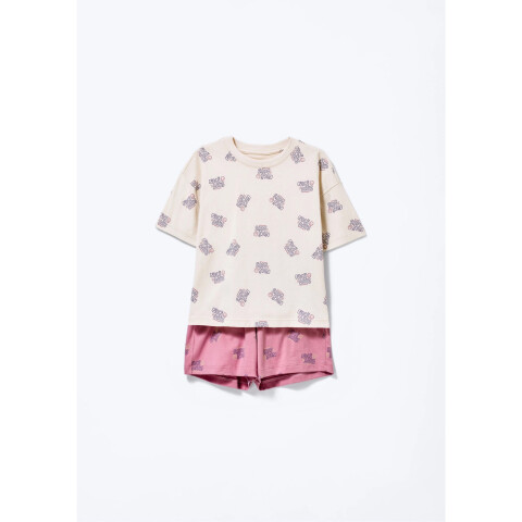 PIJAMA MM FEM ROSA CLARO