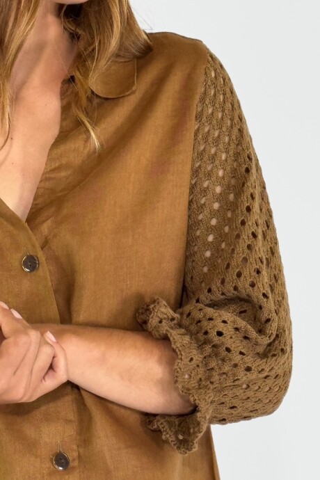 CAMISA ISABELA Camel