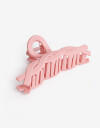 Broche Acrilico Broche Acrílico Trenzado Rosa - Rosa Claro