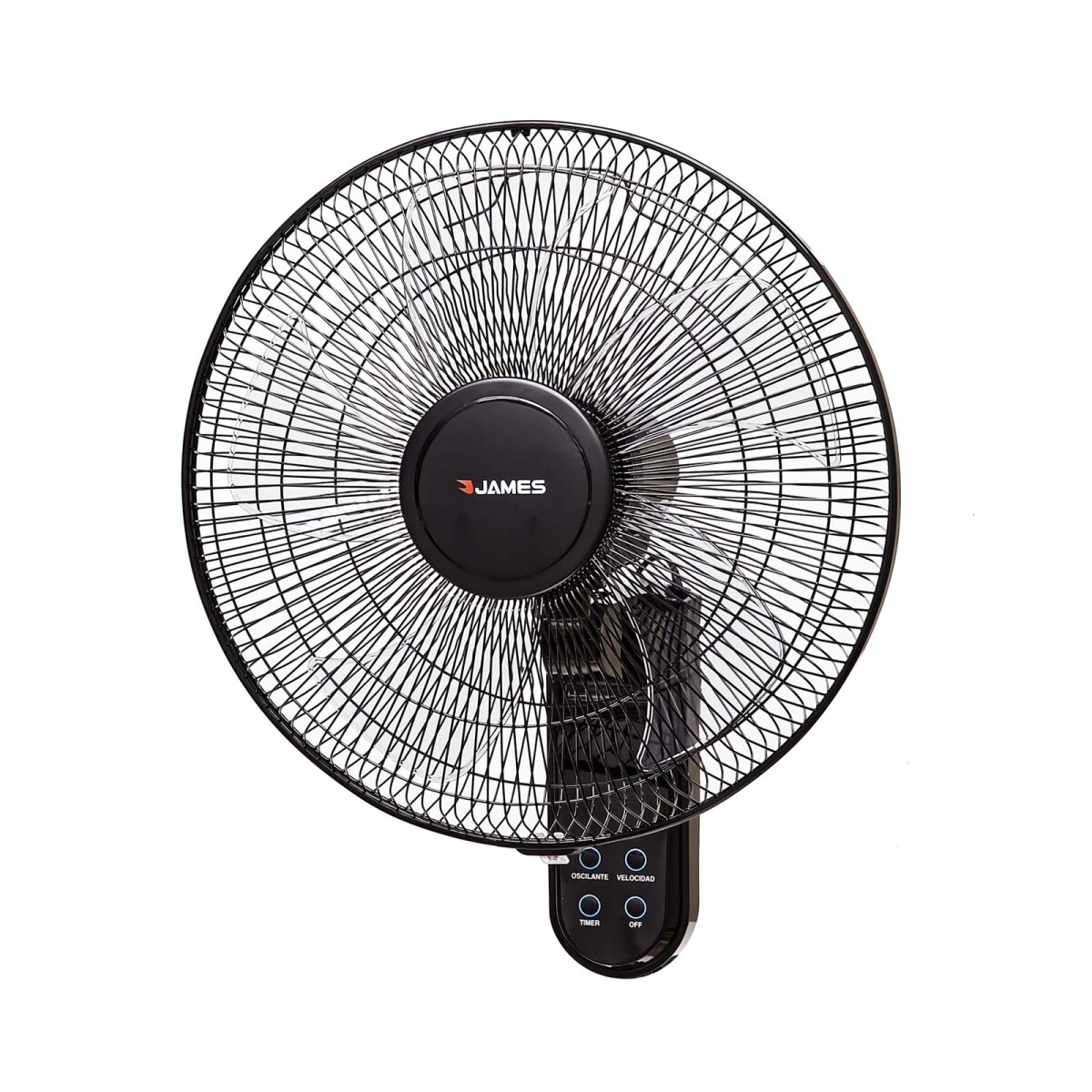 VENTILADOR DE PARED JAMES - 50W NEGRO VWJ 16 KR 