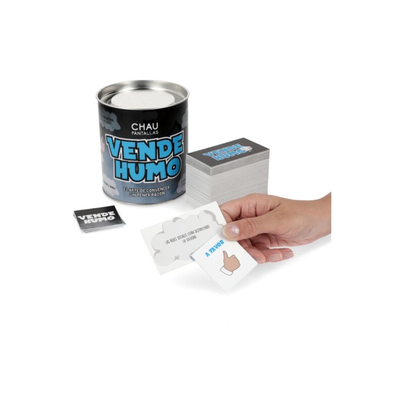 Juego de cartas en lata "Vende Humo" +16 Juego de cartas en lata "Vende Humo" +16