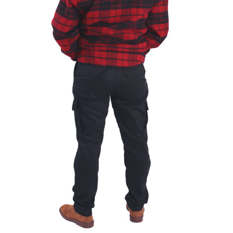 Pantalón Cargo de hombre Negro
