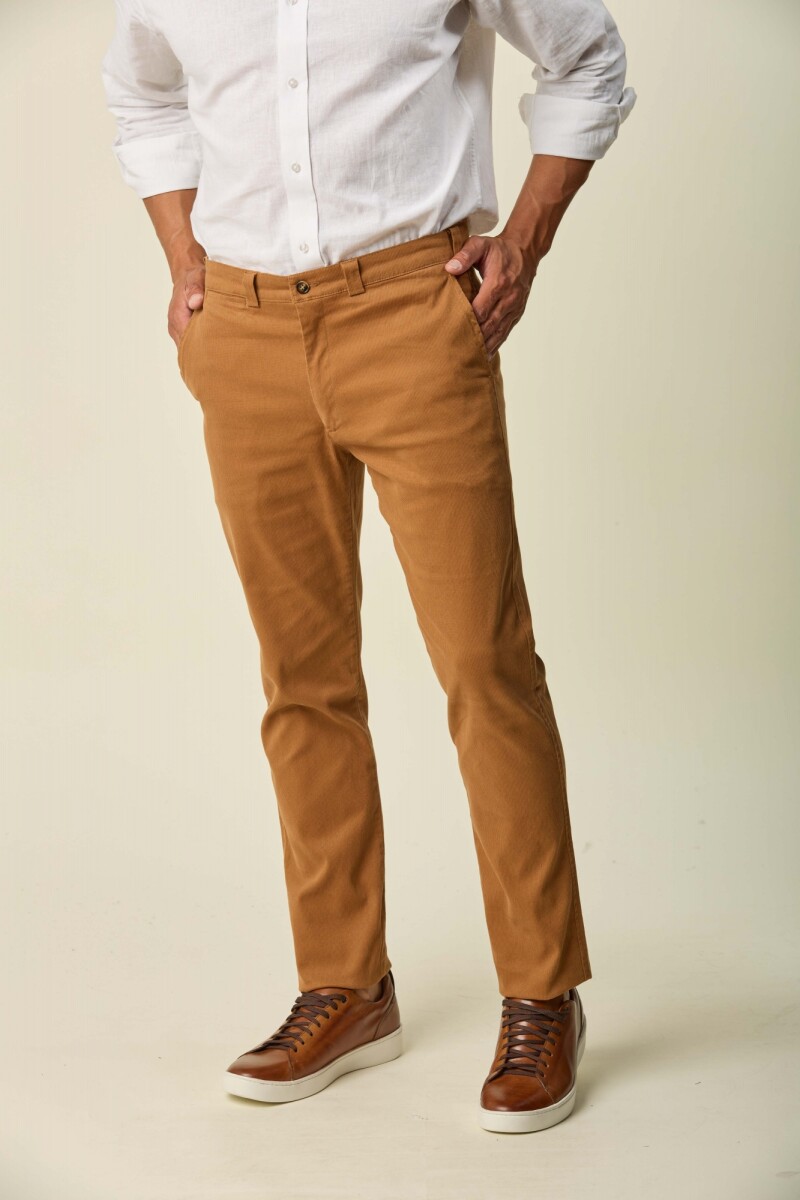 Pantalón Sport Algodón/ Spandex Tramado - Khaki 