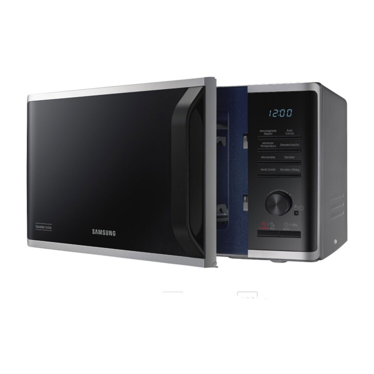 Microondas Samsung 23 L con Grill Plata MG23K3515AS Microondas Samsung 23 L con Grill Plata MG23K3515AS