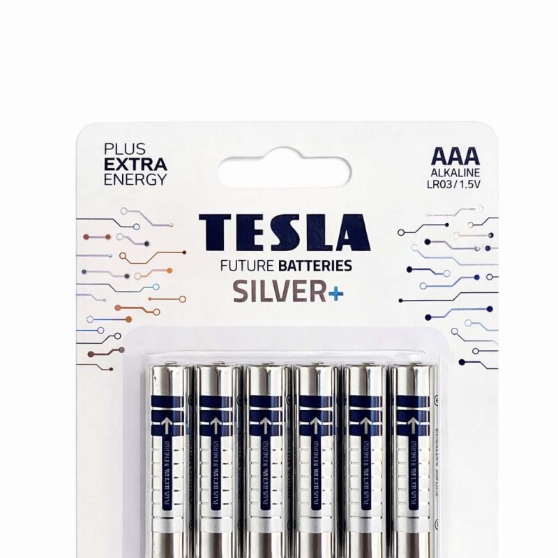 Tesla AAA Silver Blister 6u Tesla AAA Silver Blister 6u