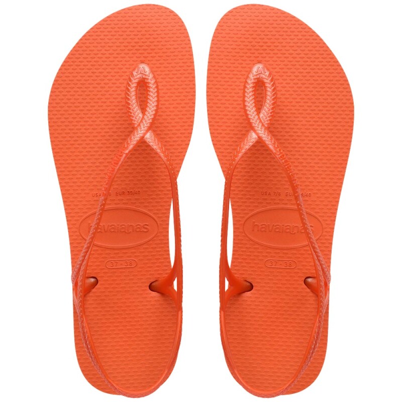 Sandalias Havaianas Luna FC Mujer Naranja Sunset